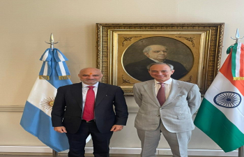 Ambassador Dinesh Bhatia met Carlos Torrendell, Secretary of Education